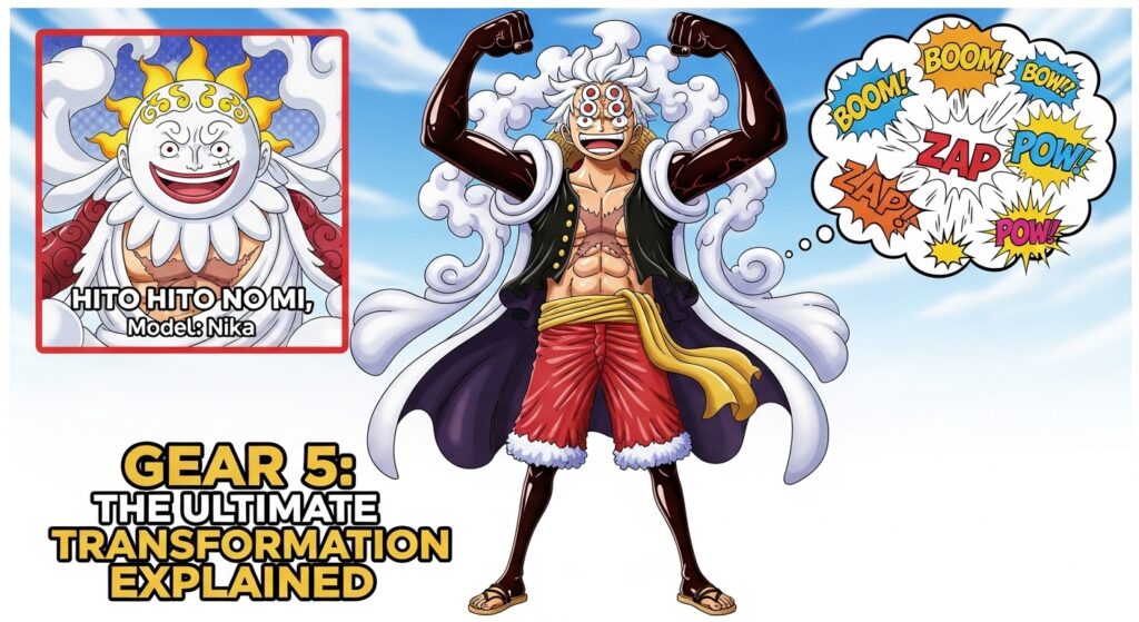 Luffy Gear 5: The Ultimate Transformation Explained in One Piece - Kids ...