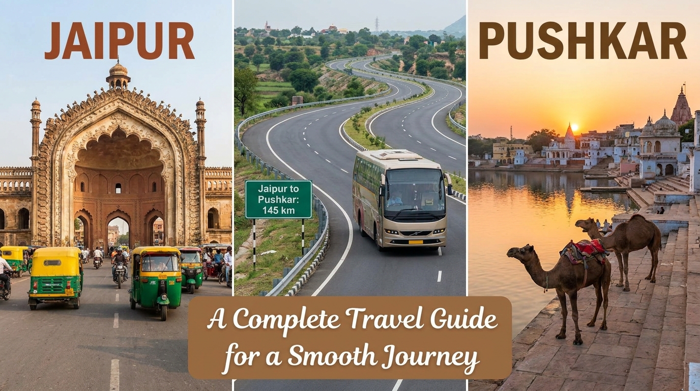 jaipur to pushkar distance