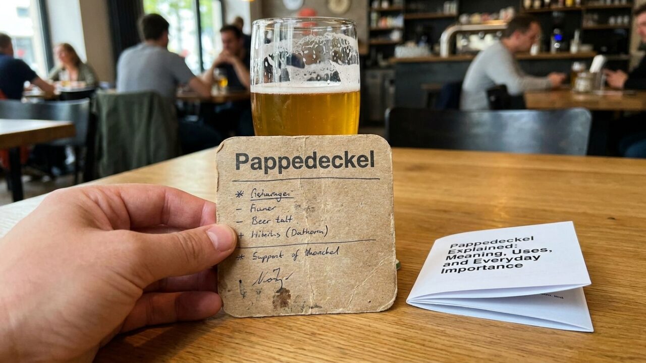 Pappedeckel Explained: Understanding Its Meaning, Uses, and Everyday Importance