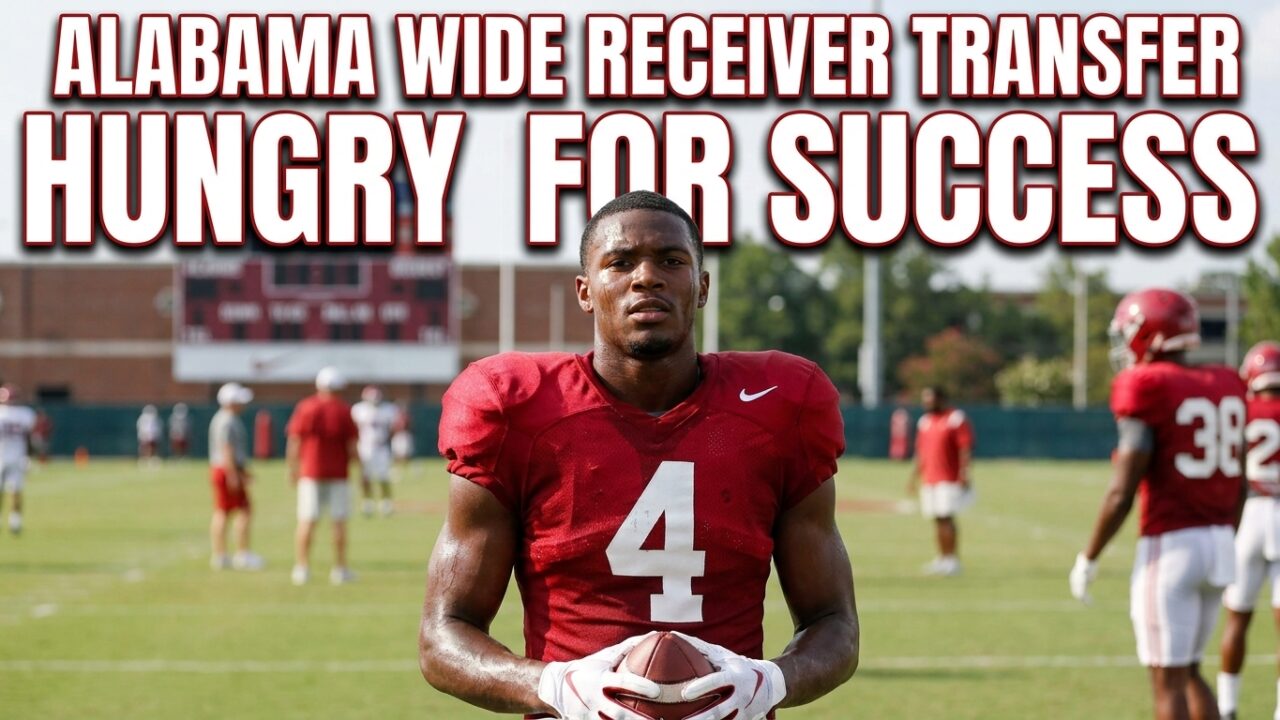 Alabama Wide Receiver Transfer Hungry for Success in a Competitive Football Era