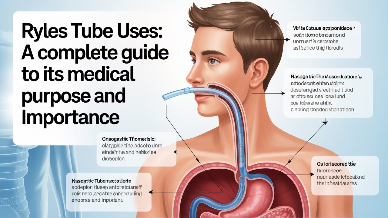 Ryles Tube Uses: A Complete Guide to Its Medical Purpose and Importance
