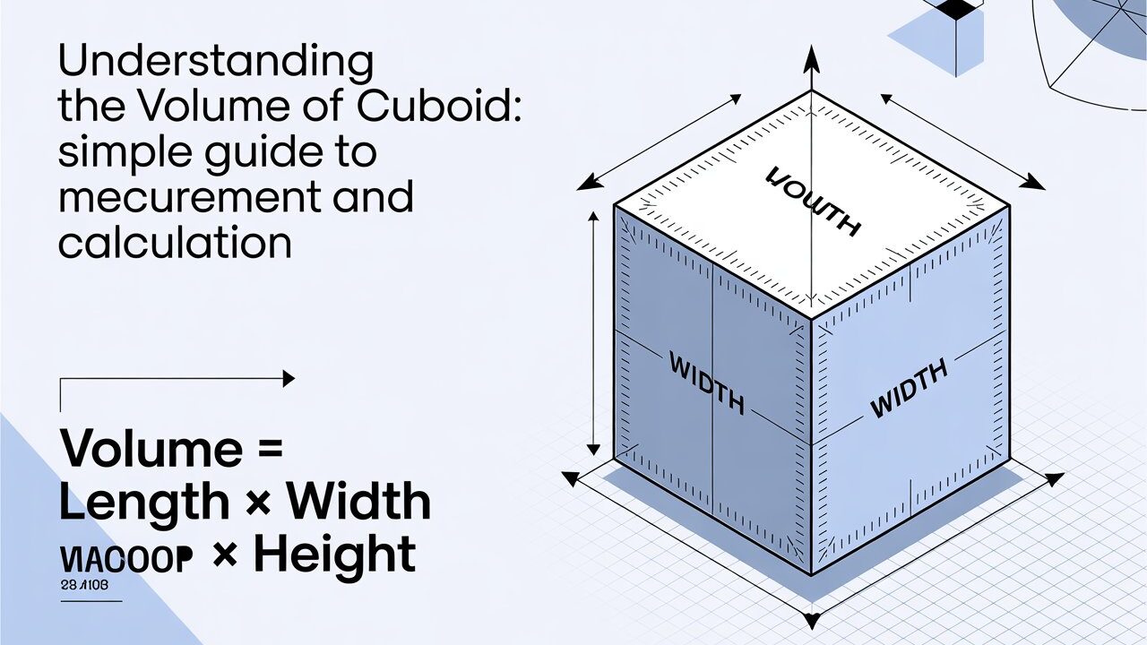 Understanding the Volume of Cuboid: A Simple Guide to Measurement and Calculation