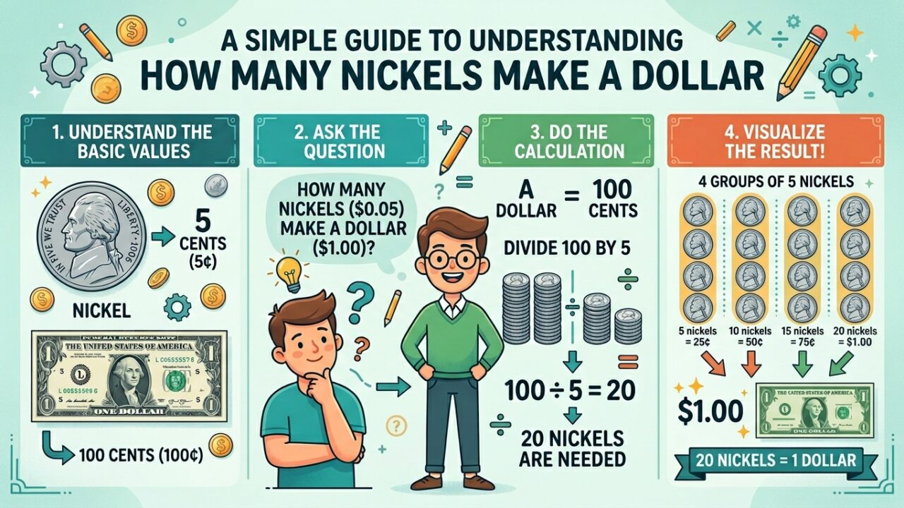 A Simple Guide to Understanding How Many Nickels Make a Dollar