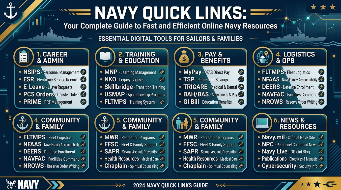 navy quick links