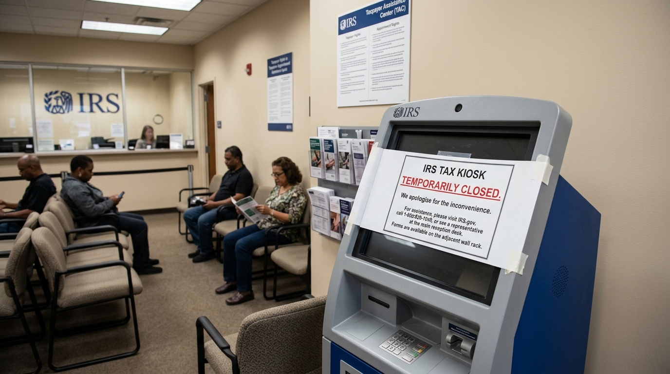 irs tax kiosk closures