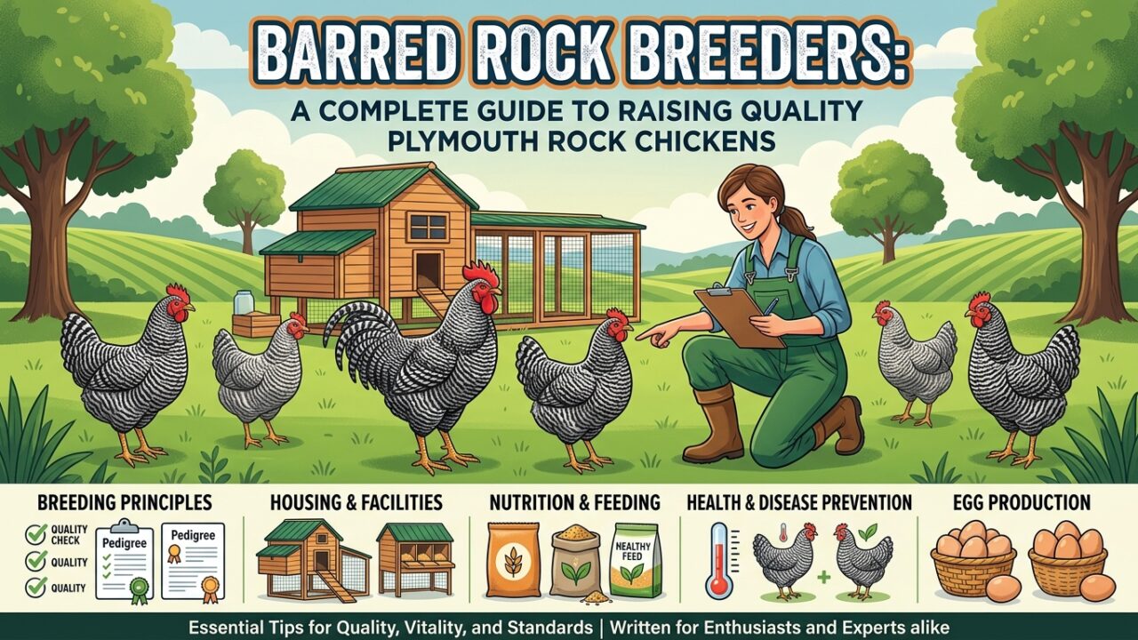 Barred Rock Breeders: A Complete Guide to Raising Quality Plymouth Rock Chickens