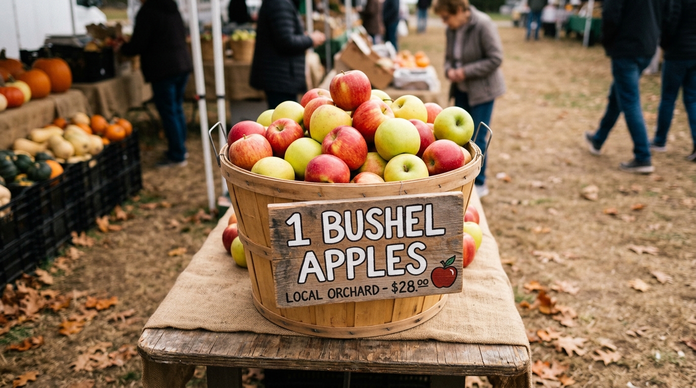 bushel of apples