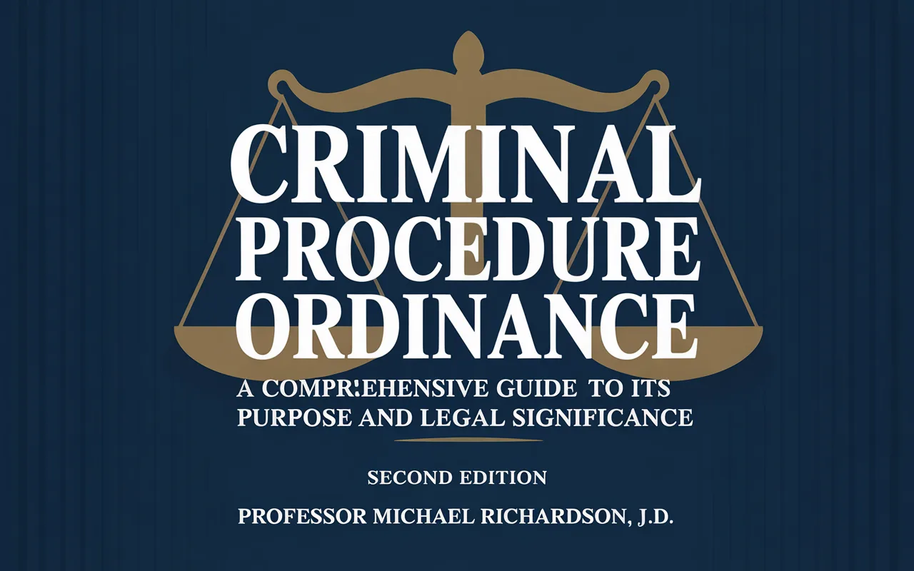criminal procedure ordinance